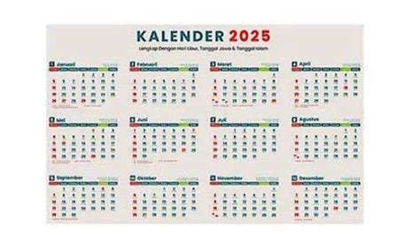 Kalender Hijriyah 2025 Lengkap Dengan Tanggal Merah Hari Besar Islam 2025 Halaman 3