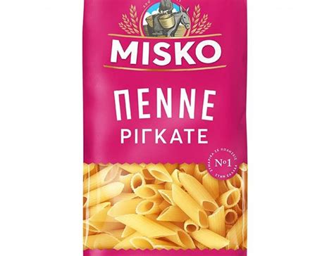 Misko Ζυμαρικά Πέννε Ριγκάτε 500gr mymarket gr