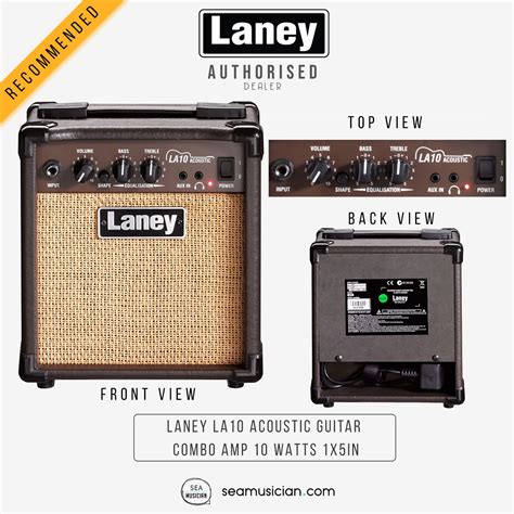 La Series La Acoustic Guitar Combo W Inch Woofer Laney