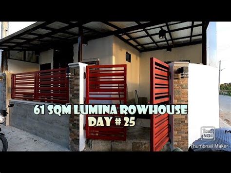 61 Sqm Lumina Rowhouse Day 25 Pag Install Ng Mga Corniza At Drop