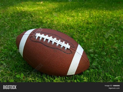 Football On Grass Image And Photo Free Trial Bigstock