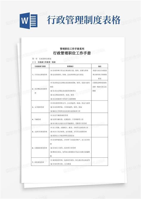 行政管理常用表格word模板下载编号qvdxjrpo熊猫办公