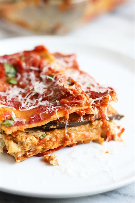 Vegetarian Lasagna With Eggplant Zucchini And Cashew Ricotta Pumpkinandpeanutbutter Recipe