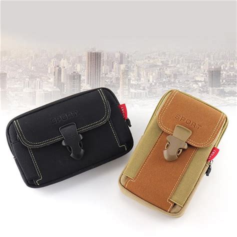 Canvas Mobile Phone Bag Wear Belt Mobile Phone Cover Multifunctional Mens Canvas Wear Resistant