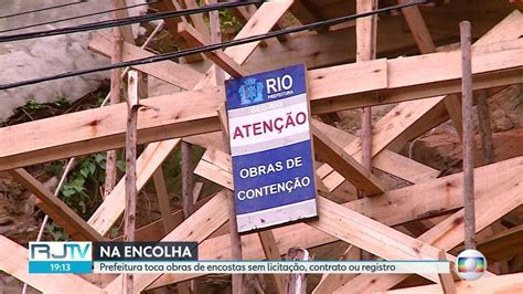 Quase 40 obras da prefeitura do Rio para conter encostas são feitas sem