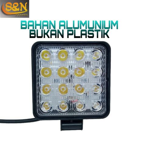 Jual Lampu Led Sorot Tembak Worklight Mobil Motor Watt Titik Mata