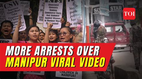 Manipur Viral Video Police Arrest Sixth Person Involved In Parading Two Naked Women News