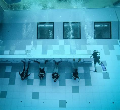 Worlds Deepest Pool Opens In Poland