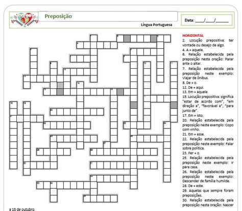 80 Atividades Cruzadinhas Português para Imprimir Educação