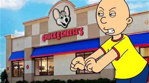 Caillou Destroys Chuck E Cheese S Arrested Youtube