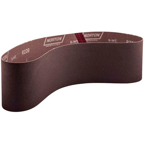 Norton Abrasive Belt 4 Wide 36 OAL 40 Grit Aluminum Oxide MSC