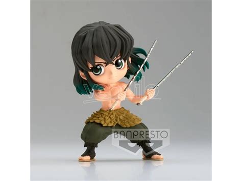 BANPRESTO Demon Slayer Kimetsu No Yaiba Q Posket Mini Figura Inosuke