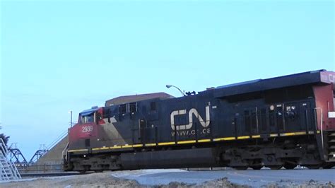 CN CSX BNSF Lead A Land Barge Davenport IA 3 28 21 YouTube