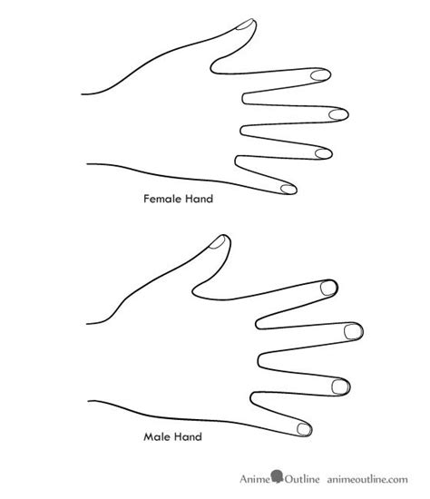 Female Anime Hands Drawing We can start the step by step lesson on how to