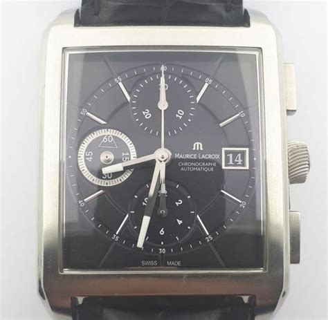 Maurice Lacroix Pontos Rectangular Chronograph Pt Catawiki