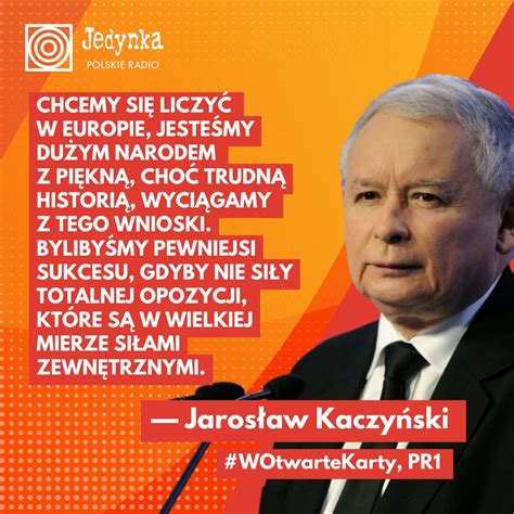 Jedynka Program 1 Polskiego Radia on Twitter Jarosław Kaczyński