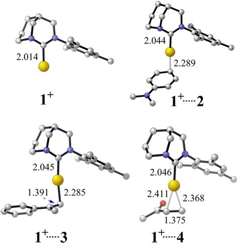 The Optimized Structures Of 1 1 2 1 3 And 1 4 Bond