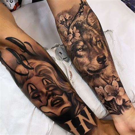 Tatuagem De Lobo Feminina Atelier Yuwa Ciao Jp