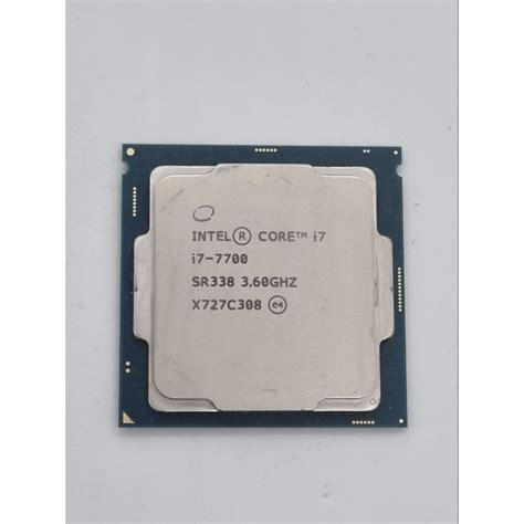 Cpu Intel Core I7 7700 4c8t Lga1151 ฟรีซิลิโคน 1 ซอง Shopee Thailand