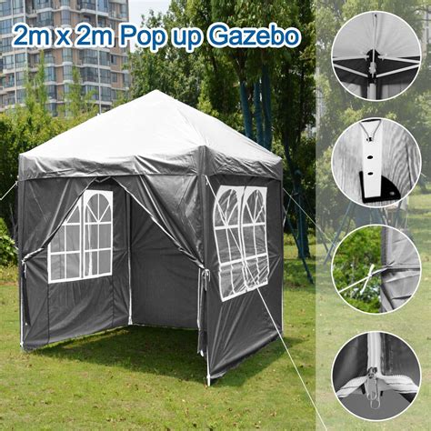 3×3 pop up gazebo beige with heavyweight sides 3×3 black superior ...