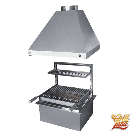 Kit Churrasqueira Gourmet Completo Grill Land Inox Braseiro De