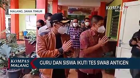 Antisipasi Klaster Sekolah Tatap Muka Guru Dan Siswa Di Malang Jalani