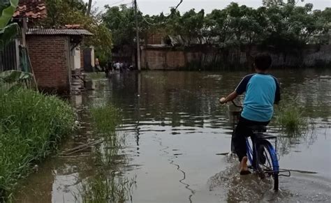 Akibat Luapan Kali Cilampe 98 Kepala Keluarga Di Kosambi Tangerang