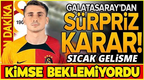 Galatasaray Dan S Rpr Z Karar Kerem Akt Rko Lu Youtube