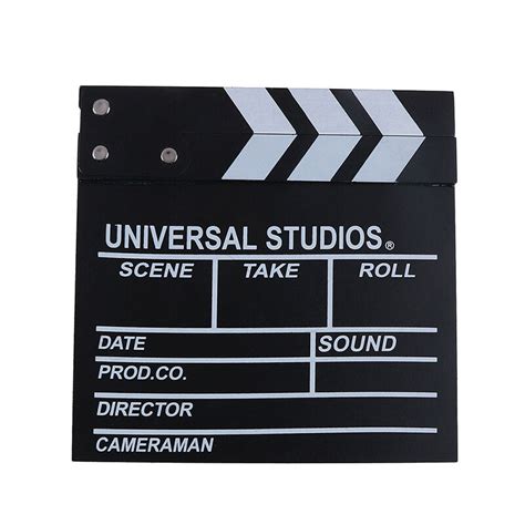 Flash Saledirector Video Acrylic Clapboard Dry Erase Tv Film Movie