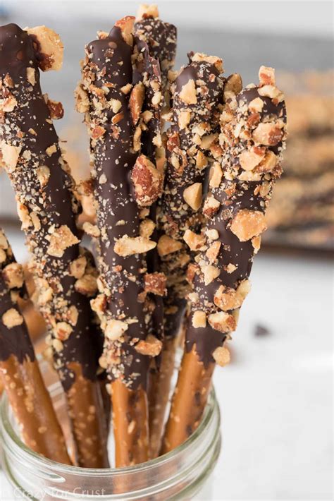 Chocolate Dipped Pretzels Crazy For Crust