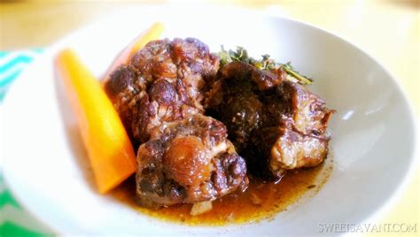 oven braised oxtail recipe