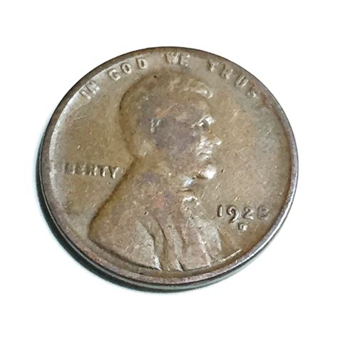 1928 D Lincoln Head Wheat Cent Property Room