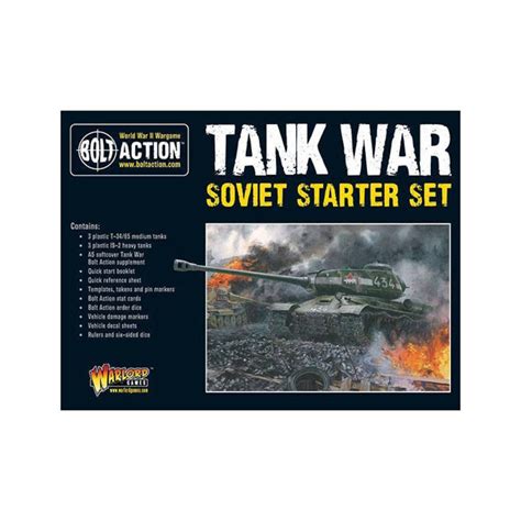 Acheter Bolt Action Tank War Soviet Starter Set Ludifolie