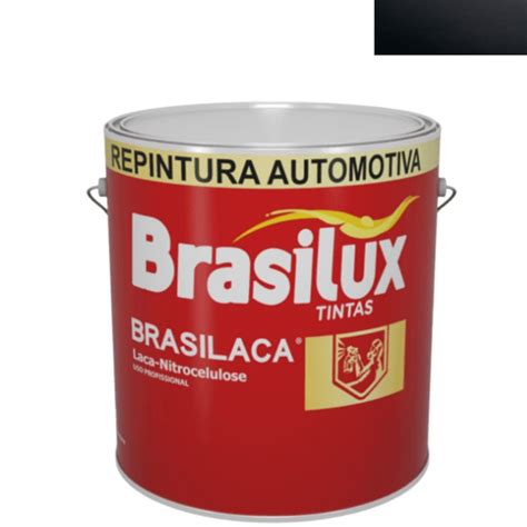 Laca Nitro Preto Fosco L Brasilux Bond Tintas