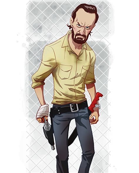 WALKING DEAD Cartoon-Style Fan Art by Edward Pun — GeekTyrant