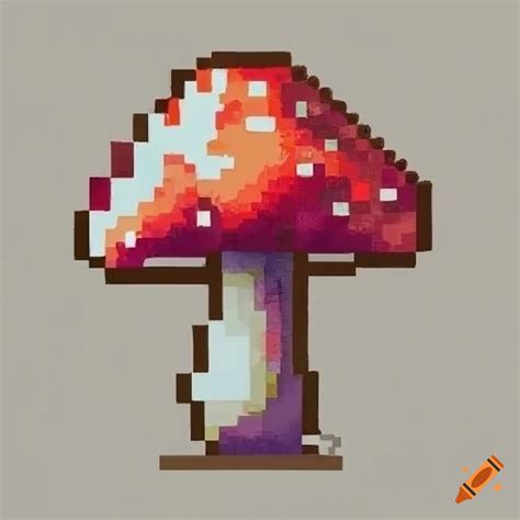 Handmade Pixel Art How To Draw A Mushroom Pixelart Youtube NBKomputer