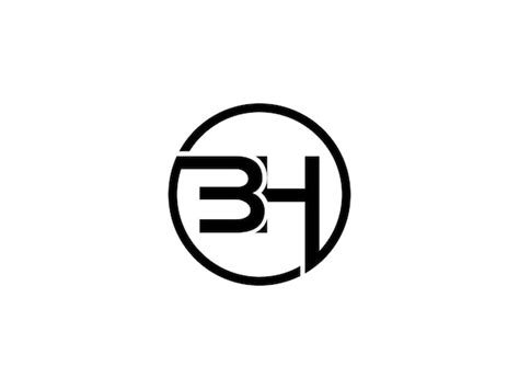 Premium Vector Vector Bh Logo