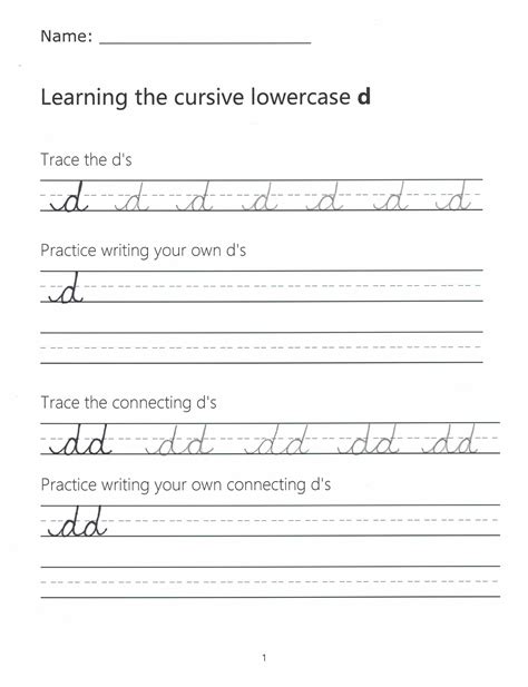 Cursive Letter Worksheets for Every Letter Instant Download - Etsy