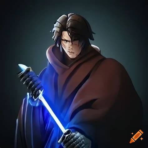 Mace Windu Fusion Trevor Belmont As Blue Templar Armor Knight With