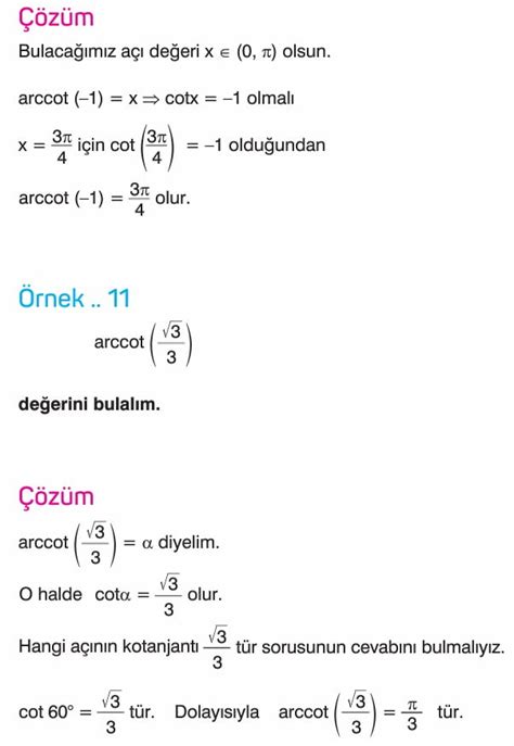 Trigonometrik Fonksiyonlar Ders Notu 117