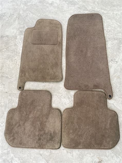 Jaguar Original Logo Floor Mats - Fits XJ6, XJ8, XJR, Vanden Plas ...