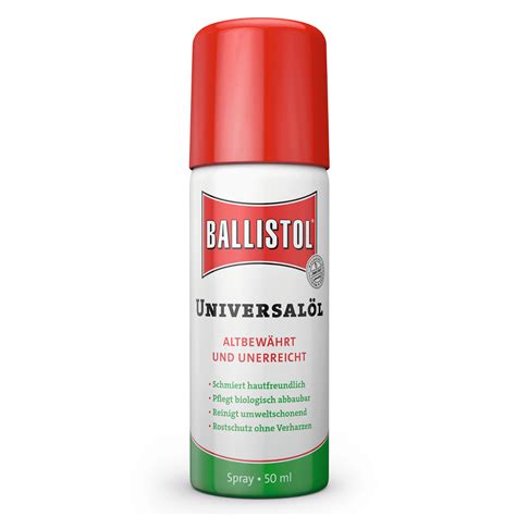 Ballistol Universalöl Spray 50 Ml Waffenöle Öle And Tücher Waffenpflegeweltde