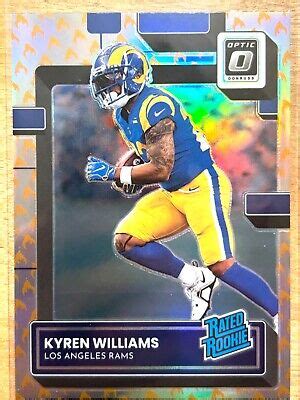 Donruss Optic Kyren Williams Rated Rookie Fire Emoji Prizm