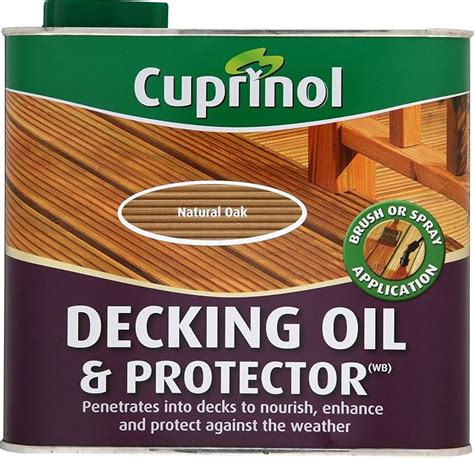 New 2018 Cuprinol Uv Guard Decking Oil Natural Oak 25l Uk