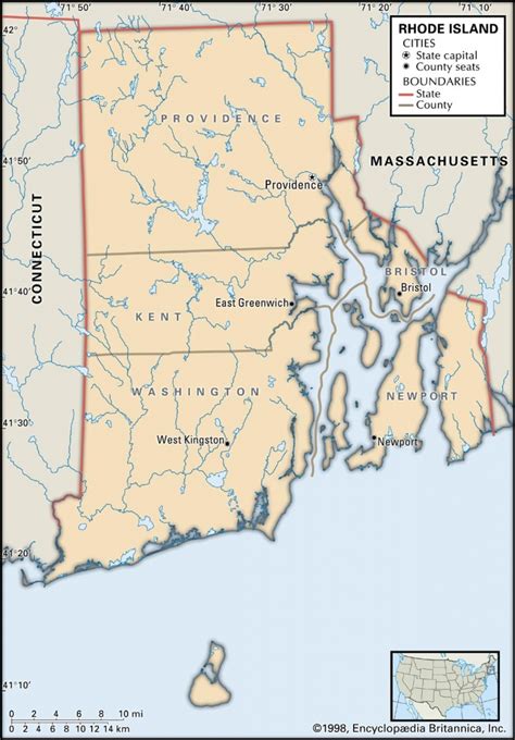 Printable Map Of Rhode Island Printable Maps