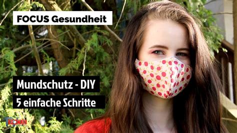 Mundschutz DIY 5 einfache Schritte ohne Nähmaschine FOCUS