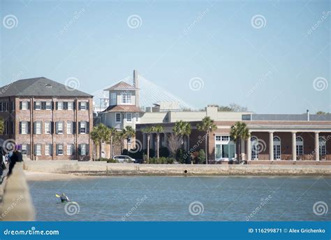 Historic Charleston South Carolina Downtown Scenery Stock Image Image