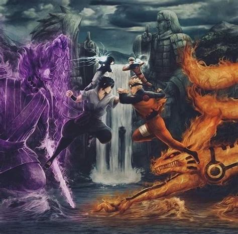 Naruto And Sasuke Clash Wallpapers Wallpaper Andriblog