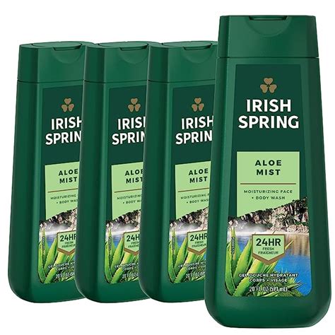 Amazon Irish Spring Men S Body Wash Shower Gel Aloe Mist Oz