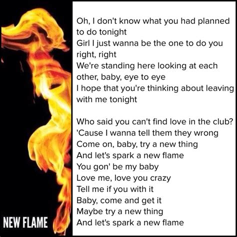 Chris Brown New Flame Album Cover